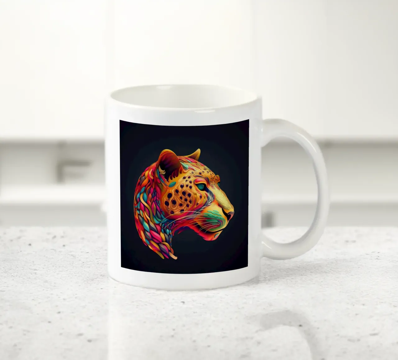 Tatoo Ghepardo tazza in ceramica da Animal Portraits