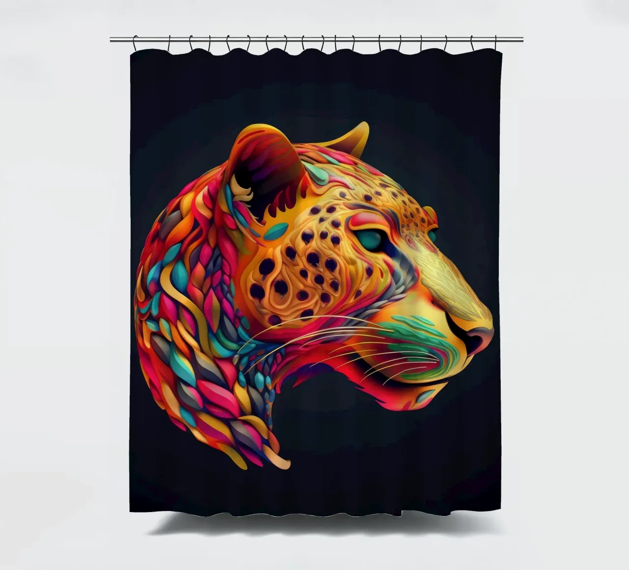 Tatoo Ghepardo tenda da doccia da Animal Portraits