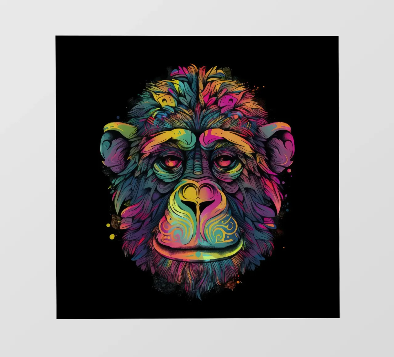 Scimpanzé Tatoo telo in pvc da Animal Portraits