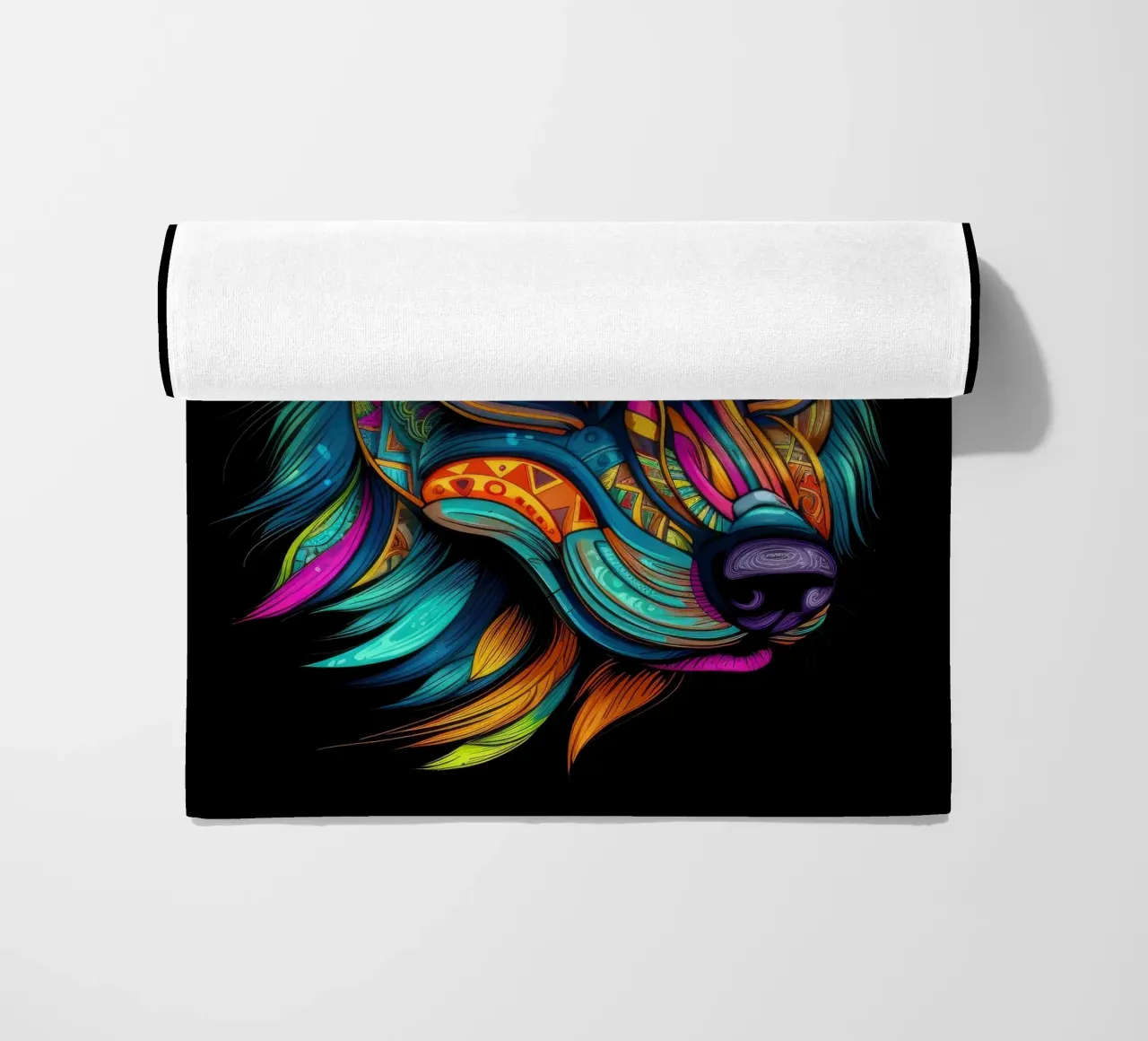 Tatoo Coyote telo mare da Animal Portraits