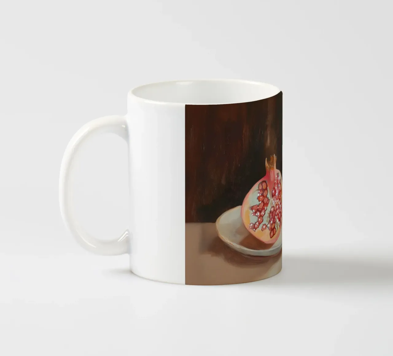 Disco Pomegranate Art tazza in ceramica da Melloi Art Print