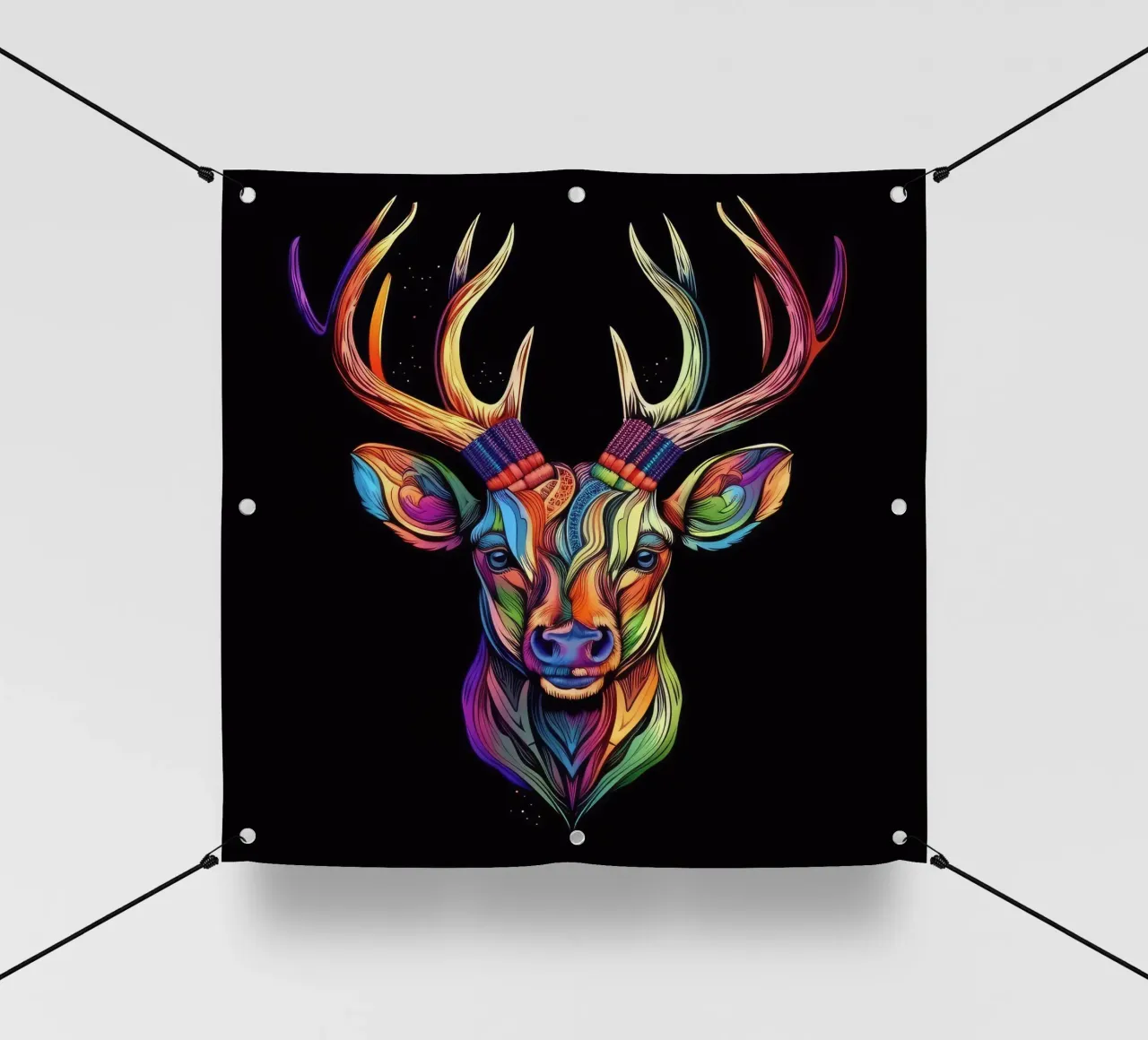 Cervo Tatoo telo in pvc da Animal Portraits