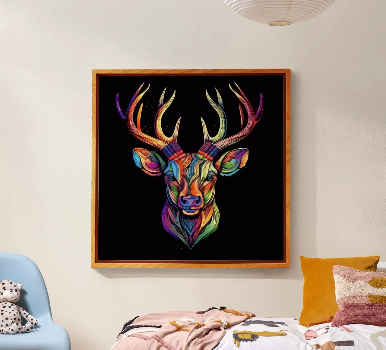 Cervo Tatoo plexiglass da Animal Portraits