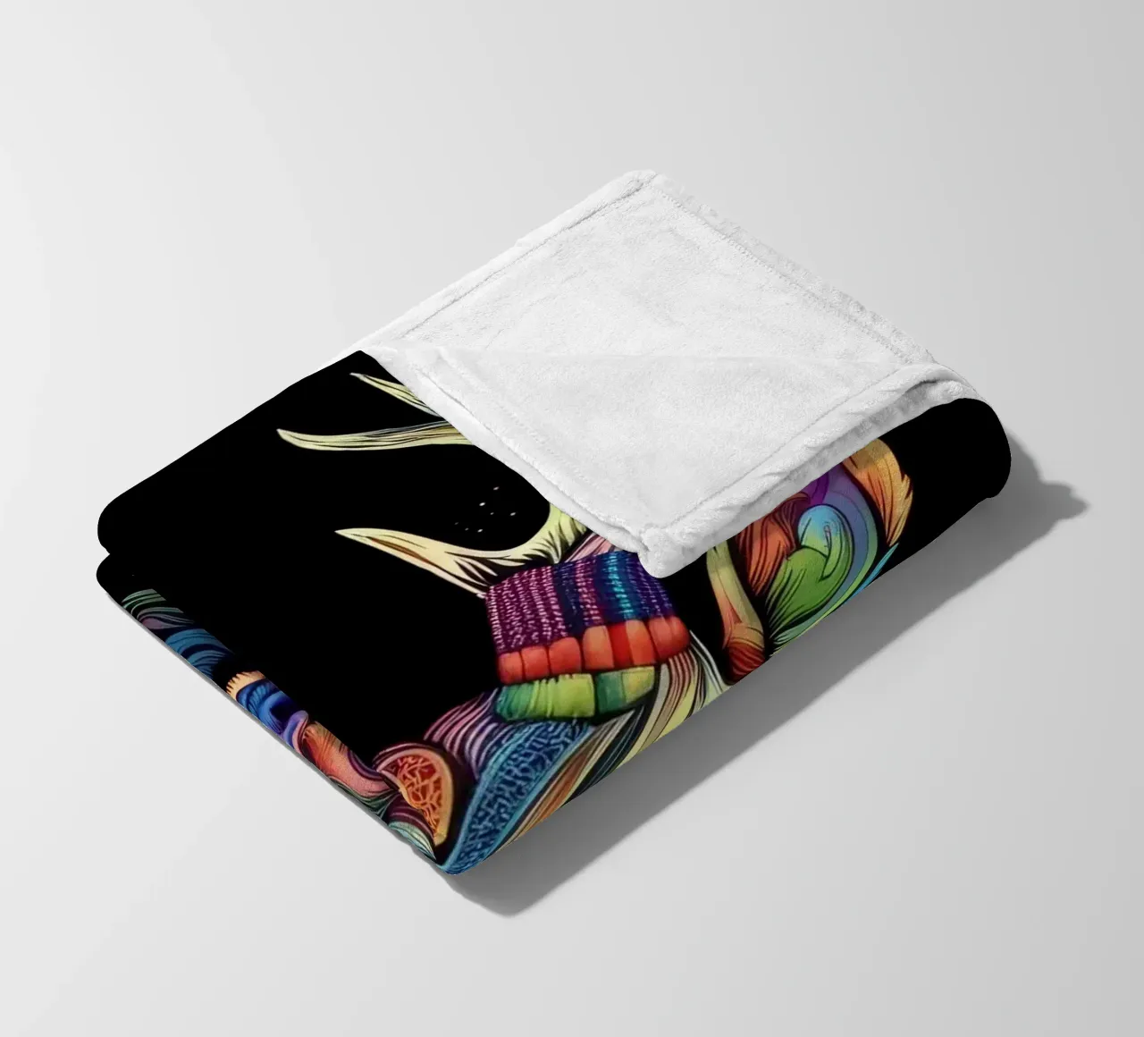 Cervo Tatoo coperta in pile da Animal Portraits