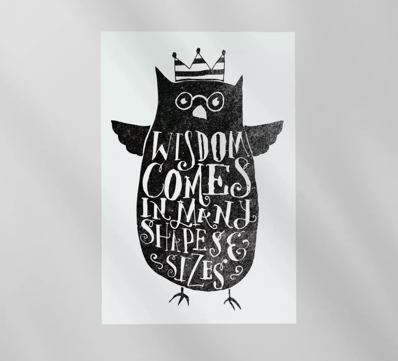 wisdom comes in many shapes and sizes pellicola backlit da Matthew Taylor Wilson