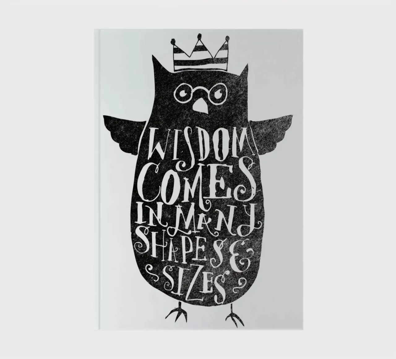 wisdom comes in many shapes and sizes notitieboek van Matthew Taylor Wilson