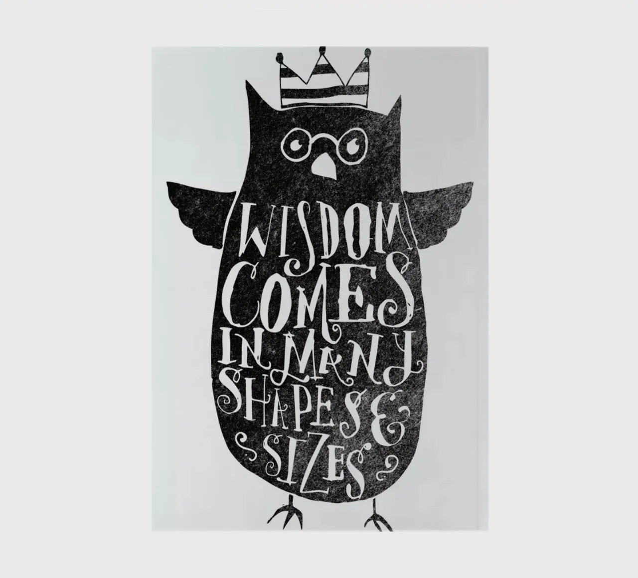 wisdom comes in many shapes and sizes notitieboek van Matthew Taylor Wilson