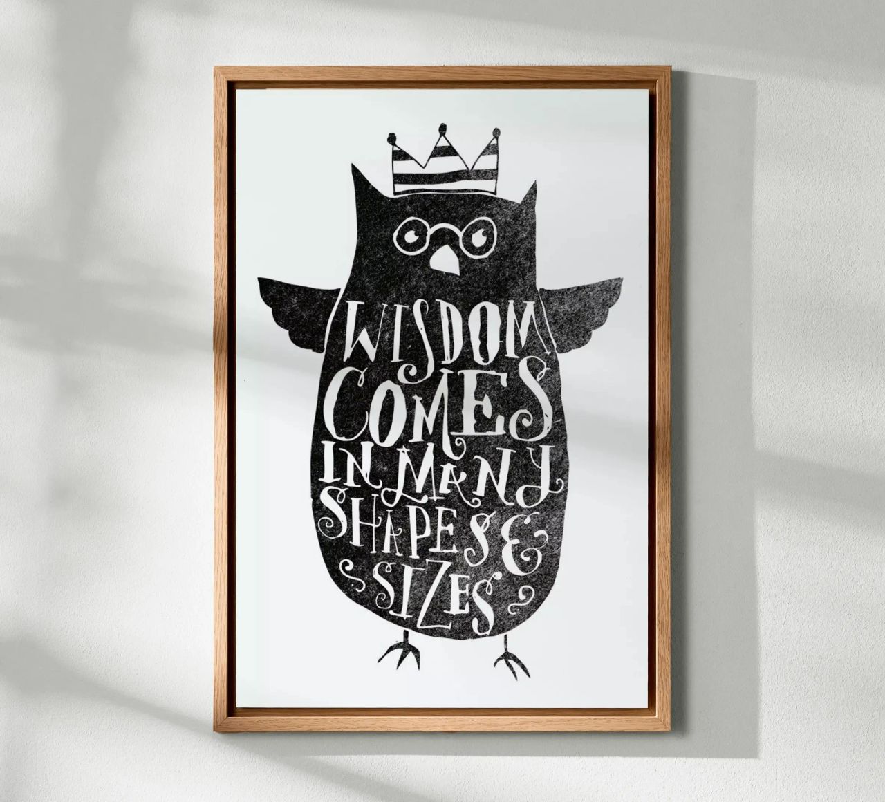 wisdom comes in many shapes and sizes alluminio dibond da Matthew Taylor Wilson