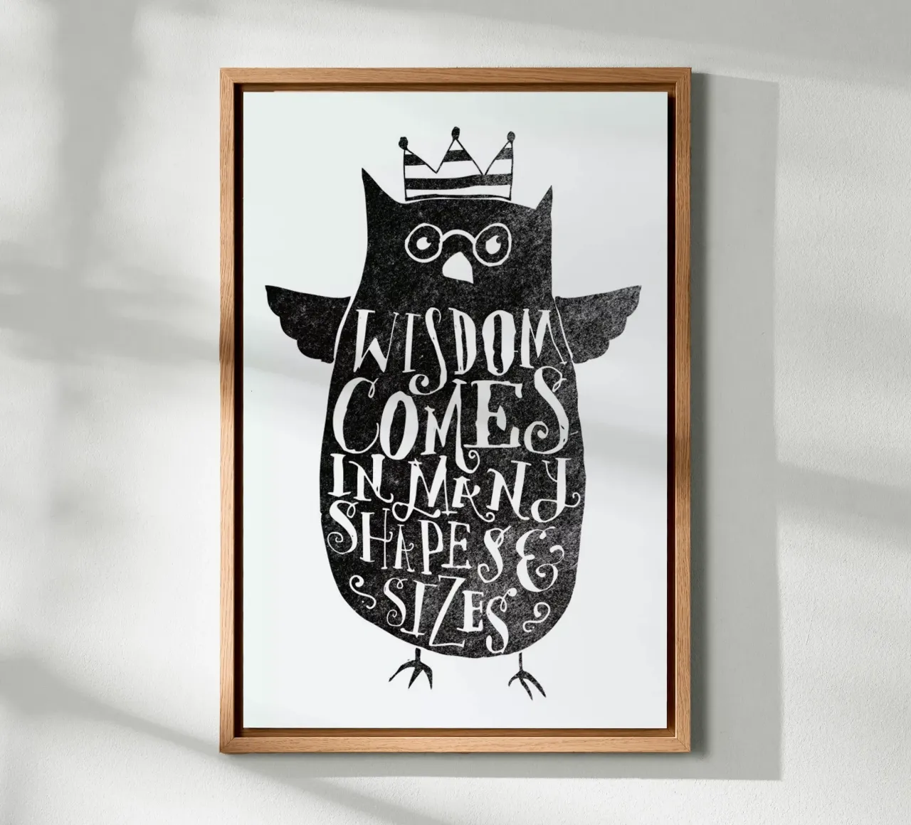 wisdom comes in many shapes and sizes alluminio dibond da Matthew Taylor Wilson