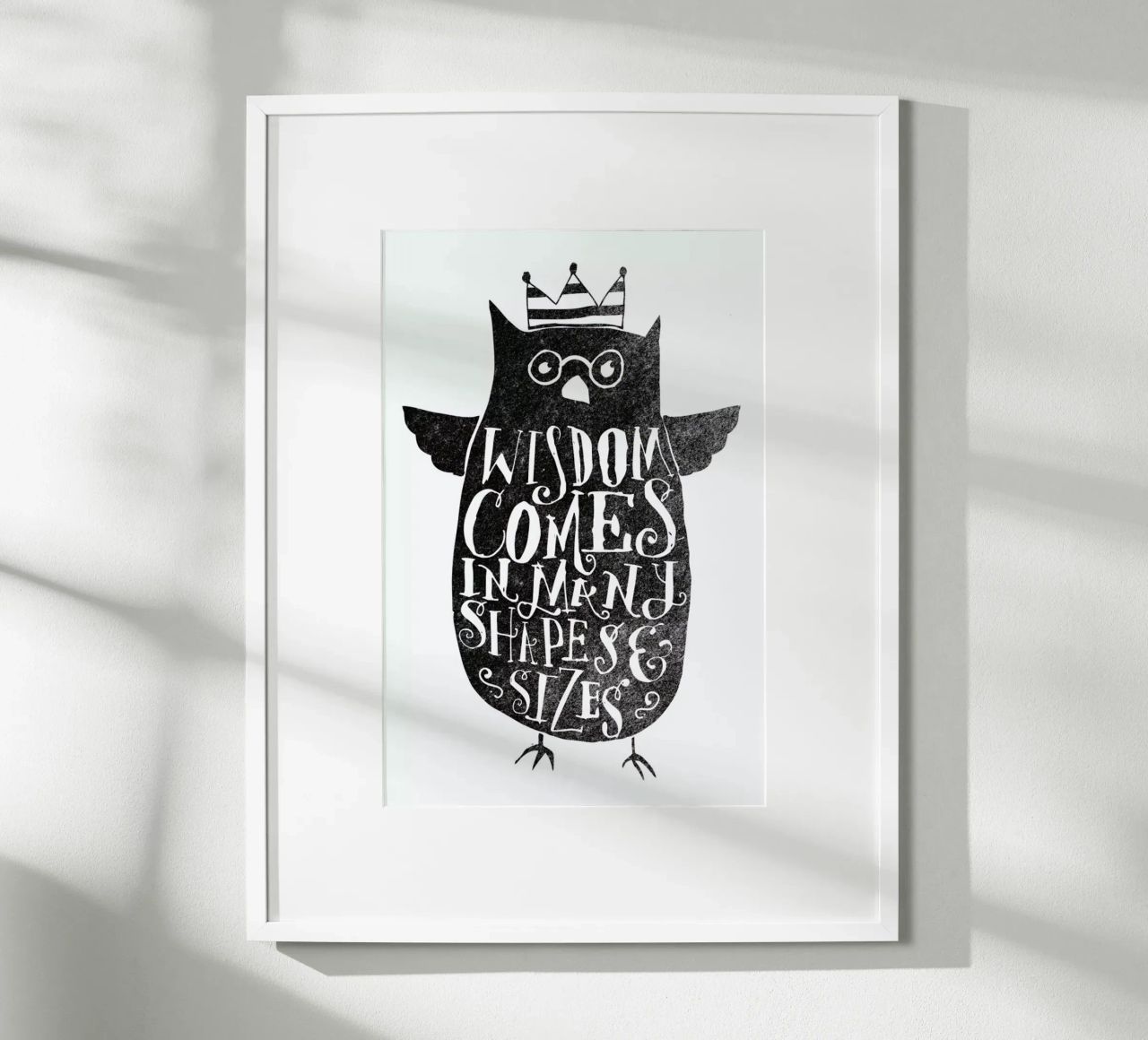 wisdom comes in many shapes and sizes carta hahnemühle da Matthew Taylor Wilson
