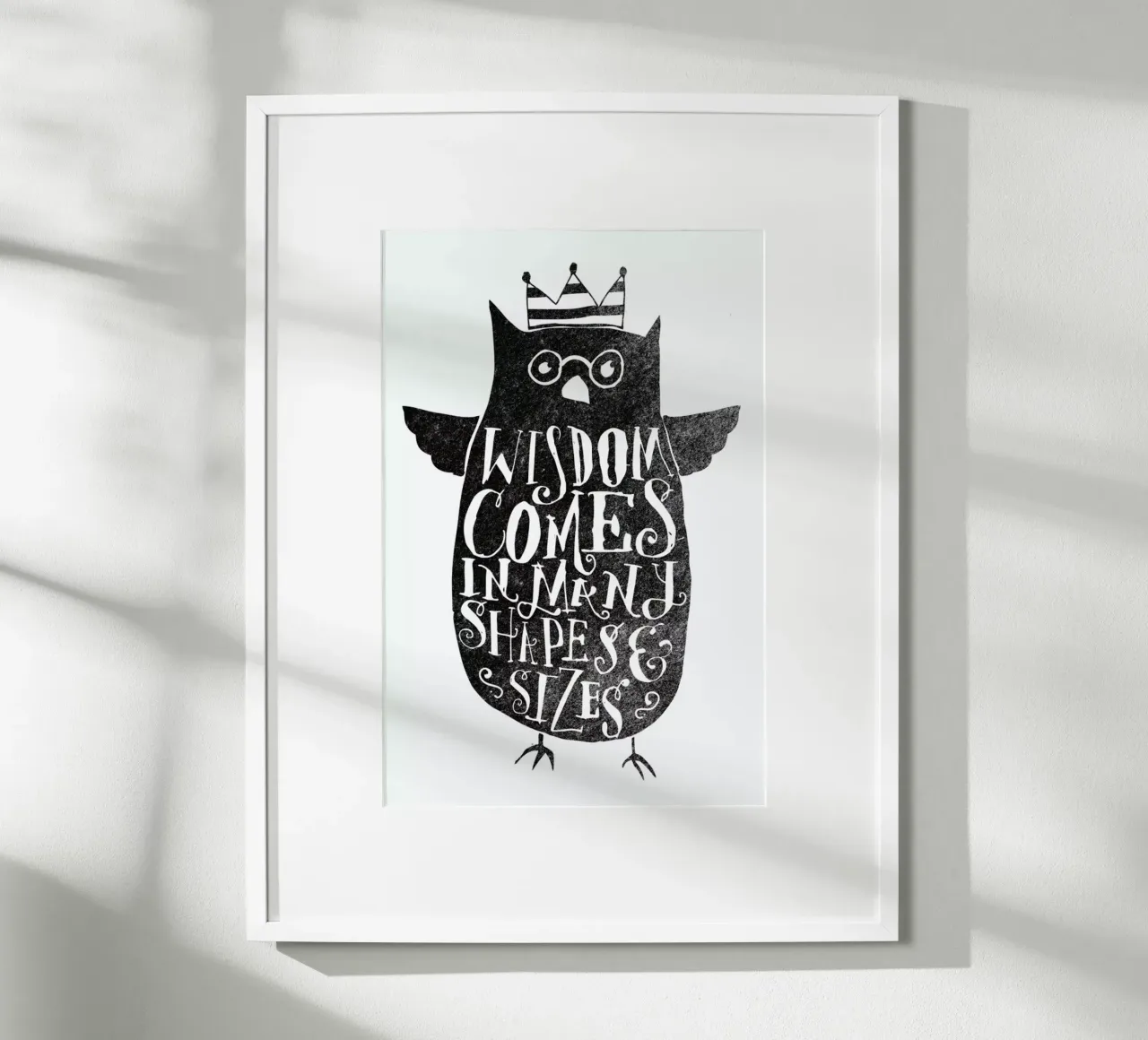 wisdom comes in many shapes and sizes carta hahnemühle da Matthew Taylor Wilson