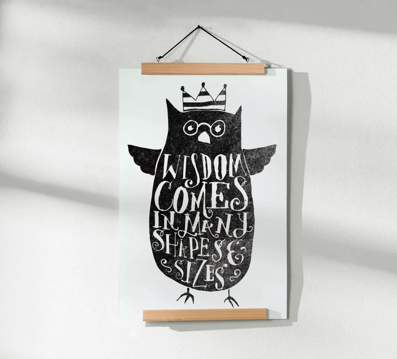 wisdom comes in many shapes and sizes carta hahnemühle da Matthew Taylor Wilson