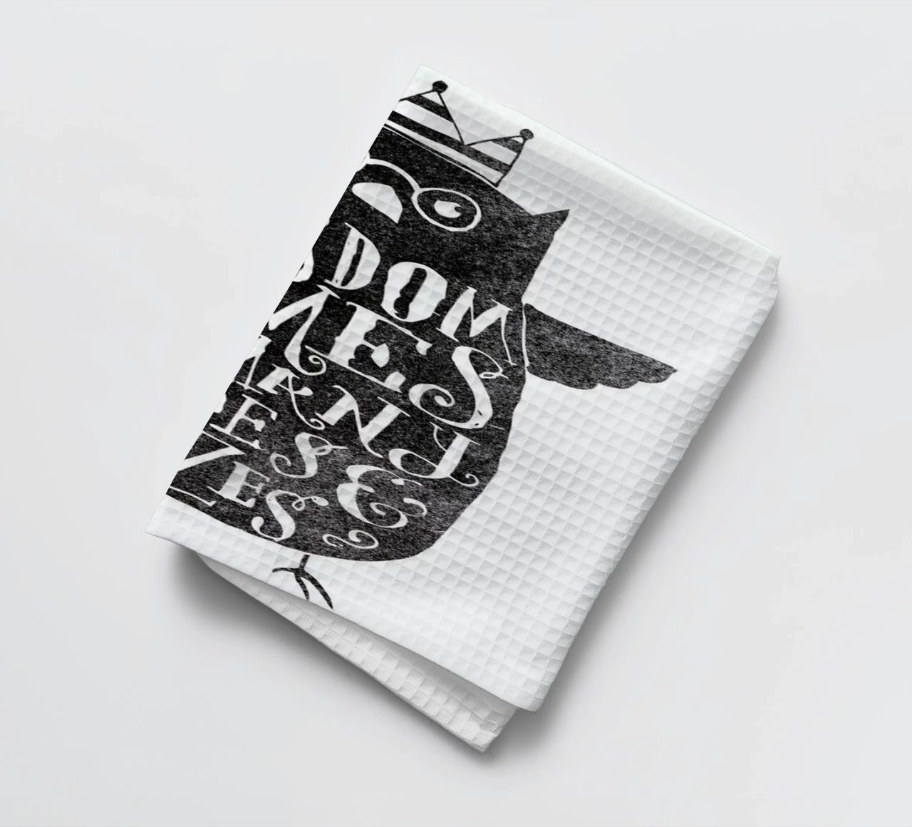 wisdom comes in many shapes and sizes canovaccio da cucina da Matthew Taylor Wilson