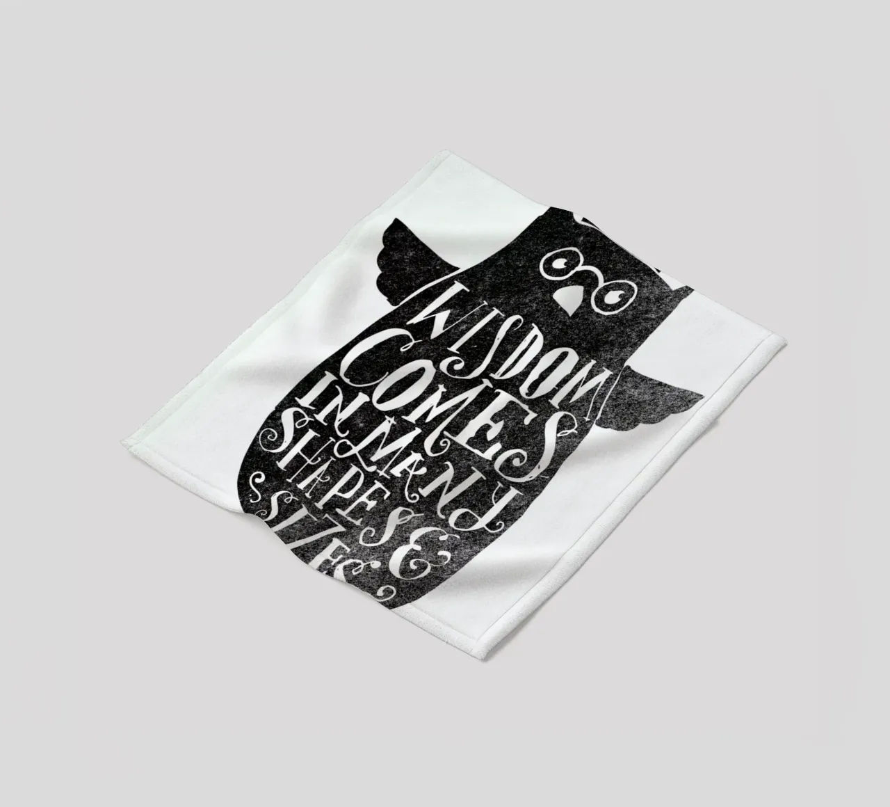 wisdom comes in many shapes and sizes coperta in pile da Matthew Taylor Wilson