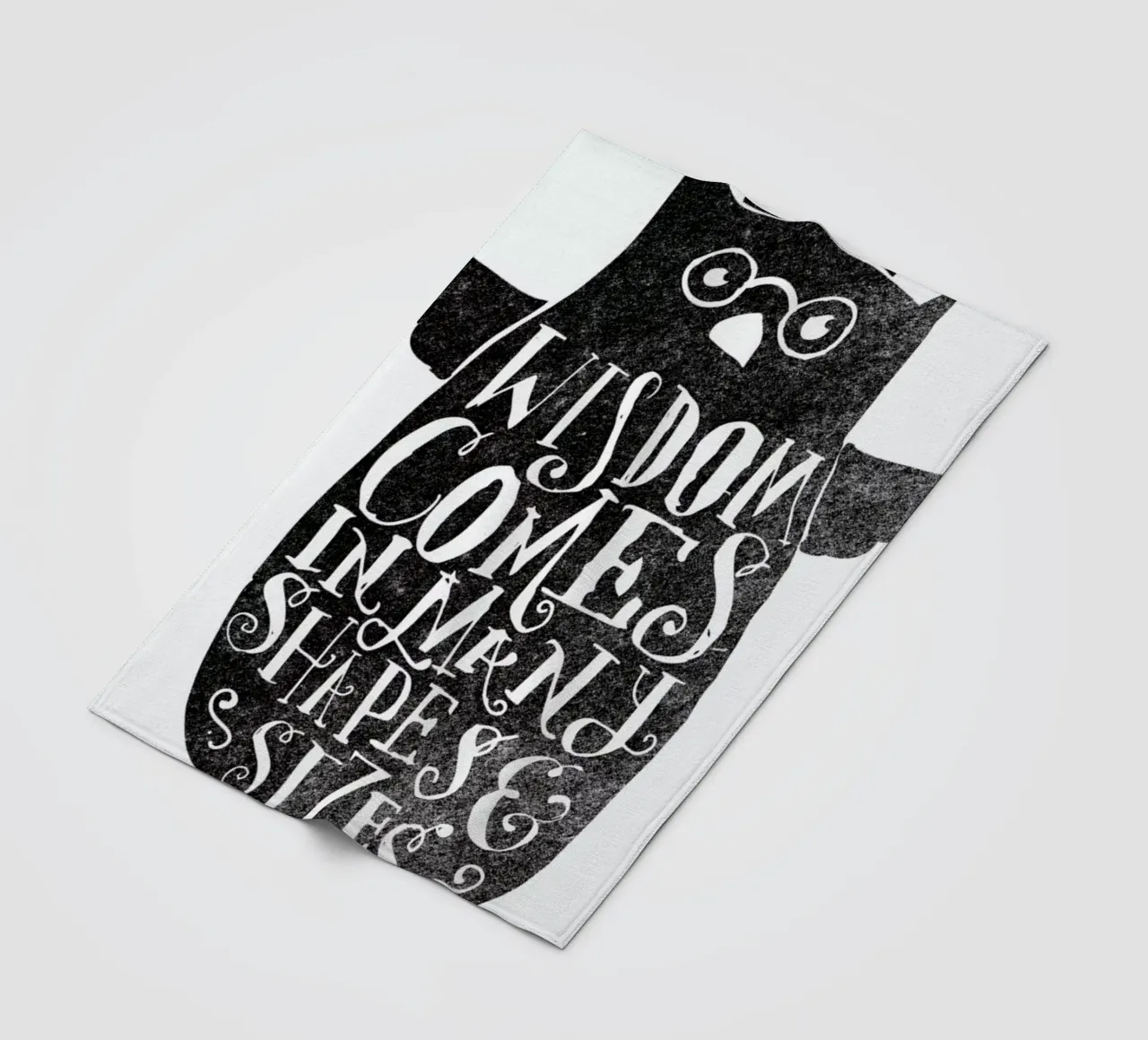 wisdom comes in many shapes and sizes coperta in pile da Matthew Taylor Wilson