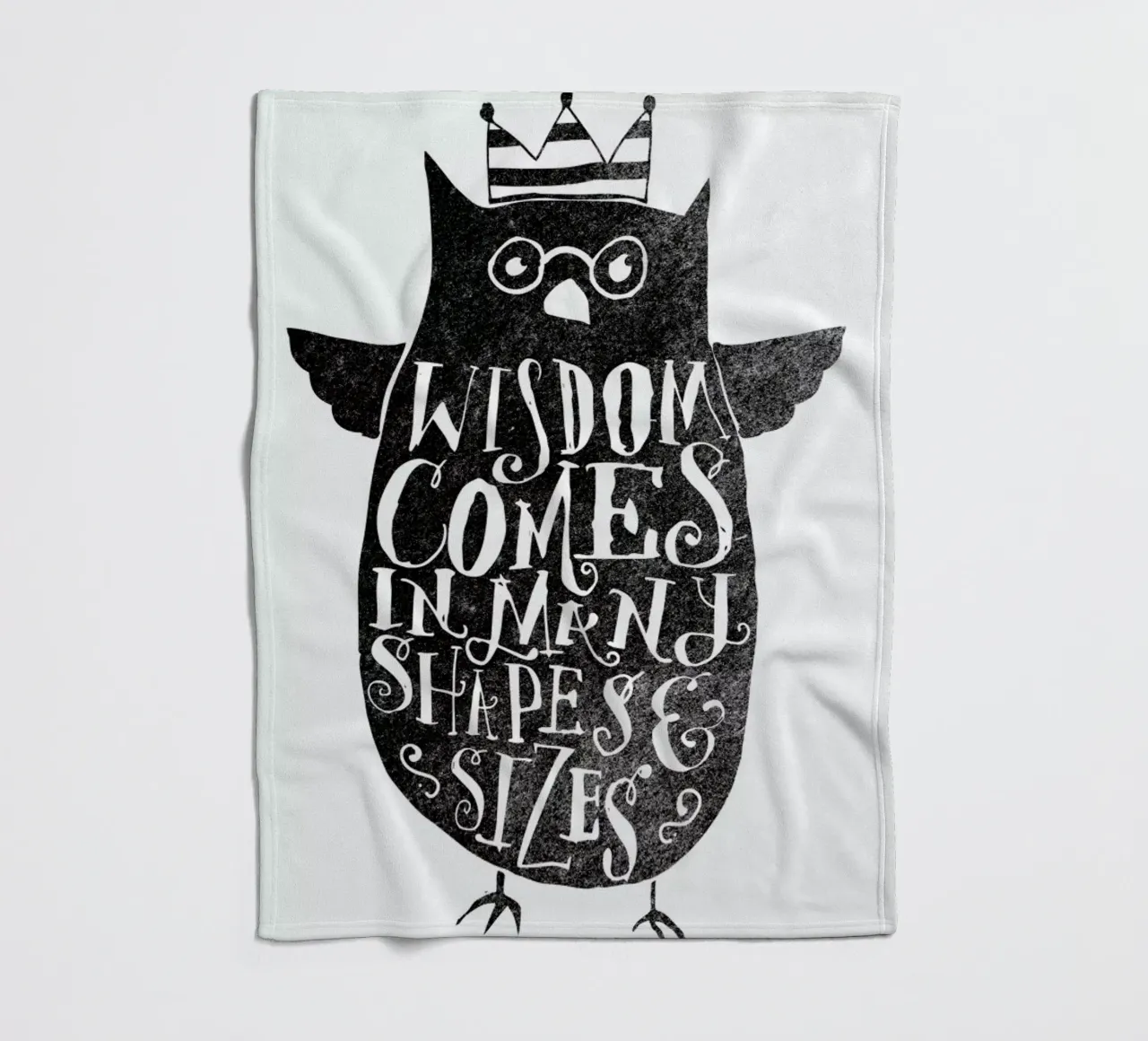 wisdom comes in many shapes and sizes coperta in pile da Matthew Taylor Wilson