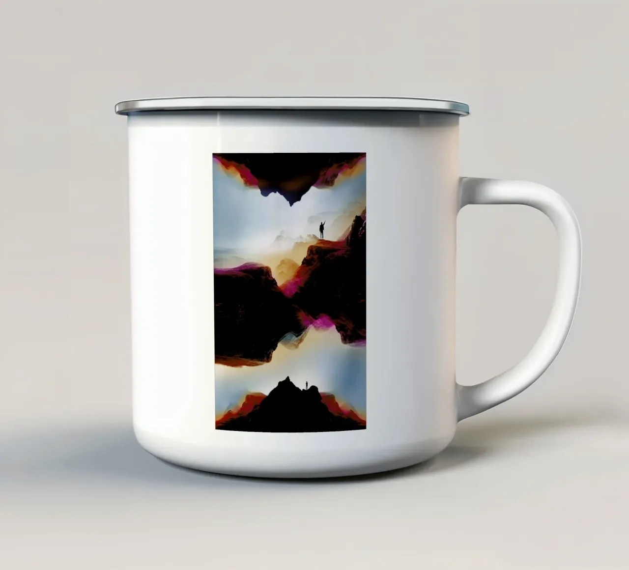 Learning from the Past tazza in smalto da Stoian Hitrov