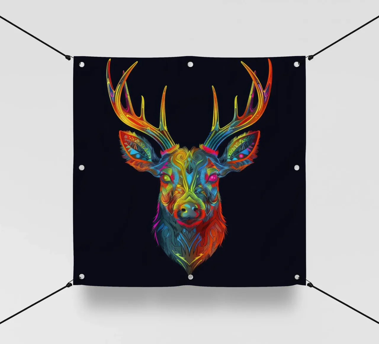Cervo Tatoo telo in pvc da Animal Portraits