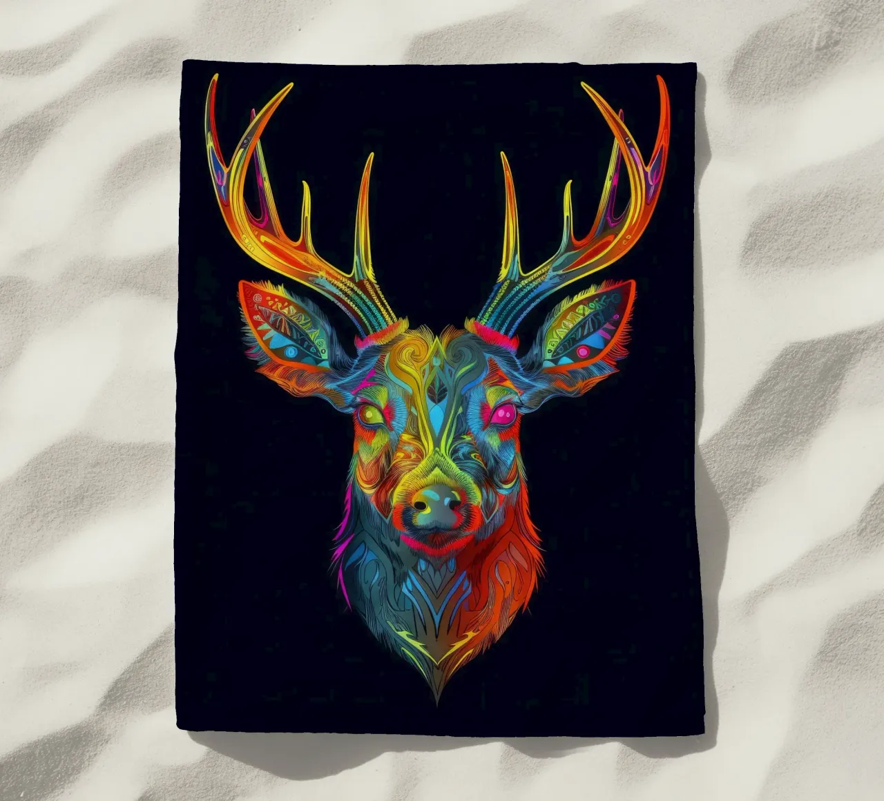 Cervo Tatoo telo mare da Animal Portraits