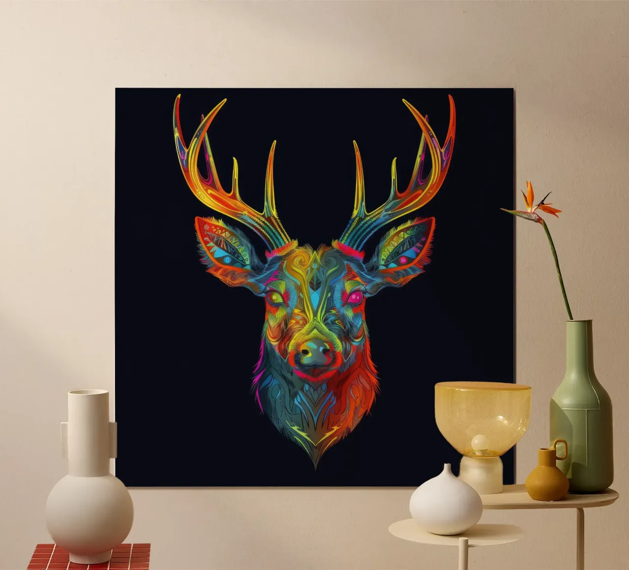 Cervo Tatoo poster da Animal Portraits