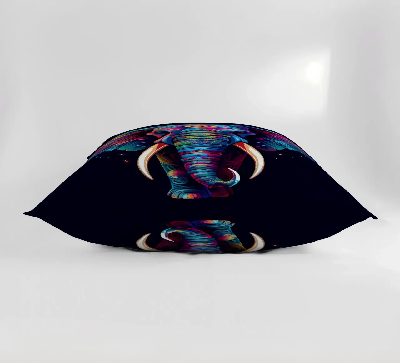 Tatoo Elephant decorative cushion by Animal Portraits