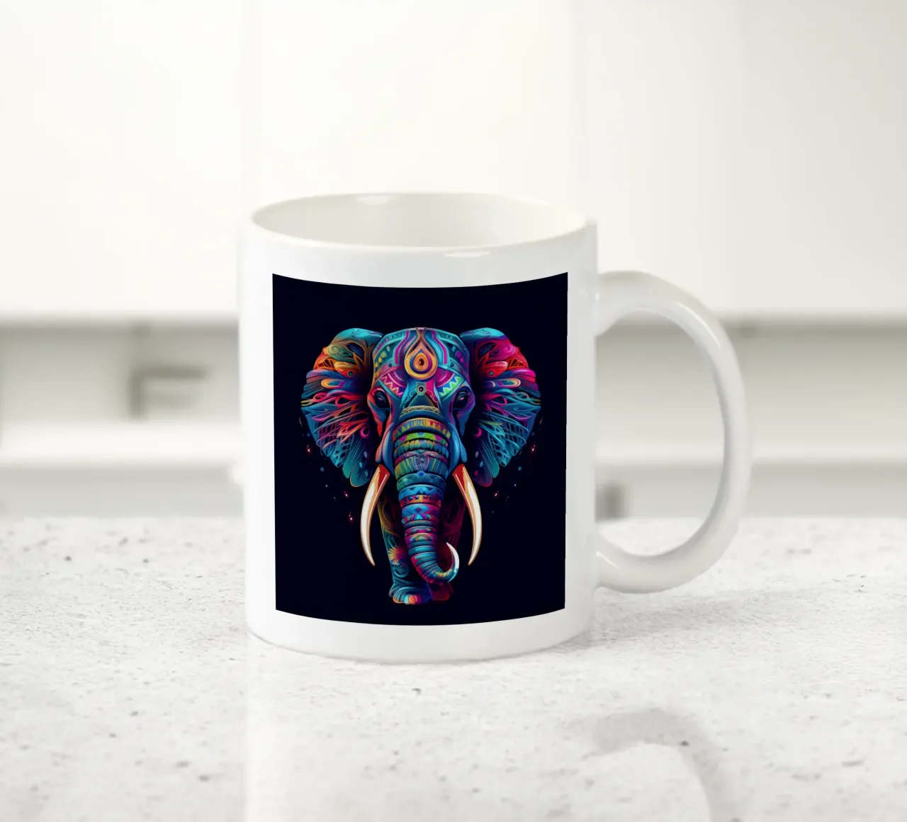 Elefante Tatoo tazza in ceramica da Animal Portraits