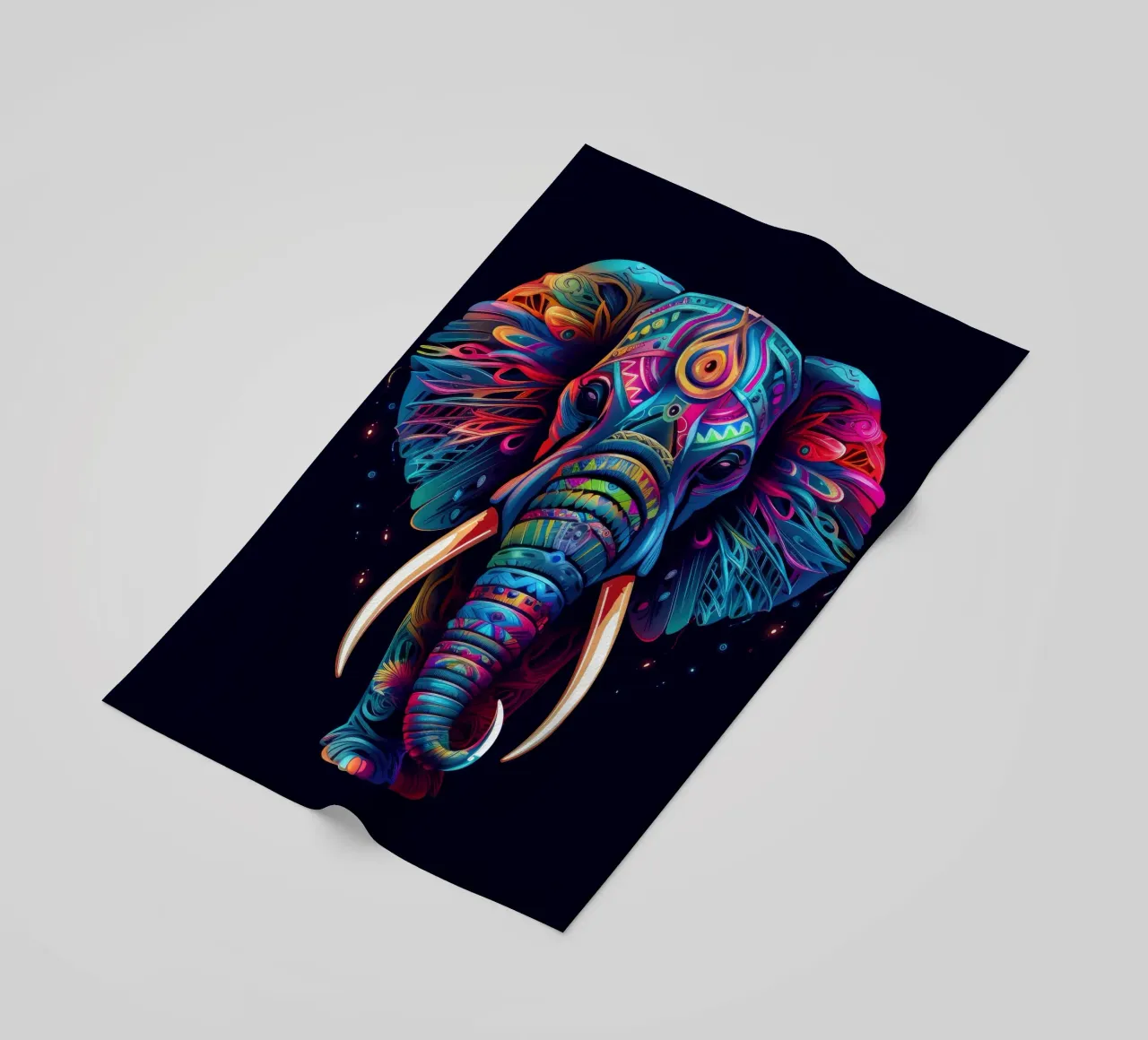 Elefante Tatoo telo mare da Animal Portraits