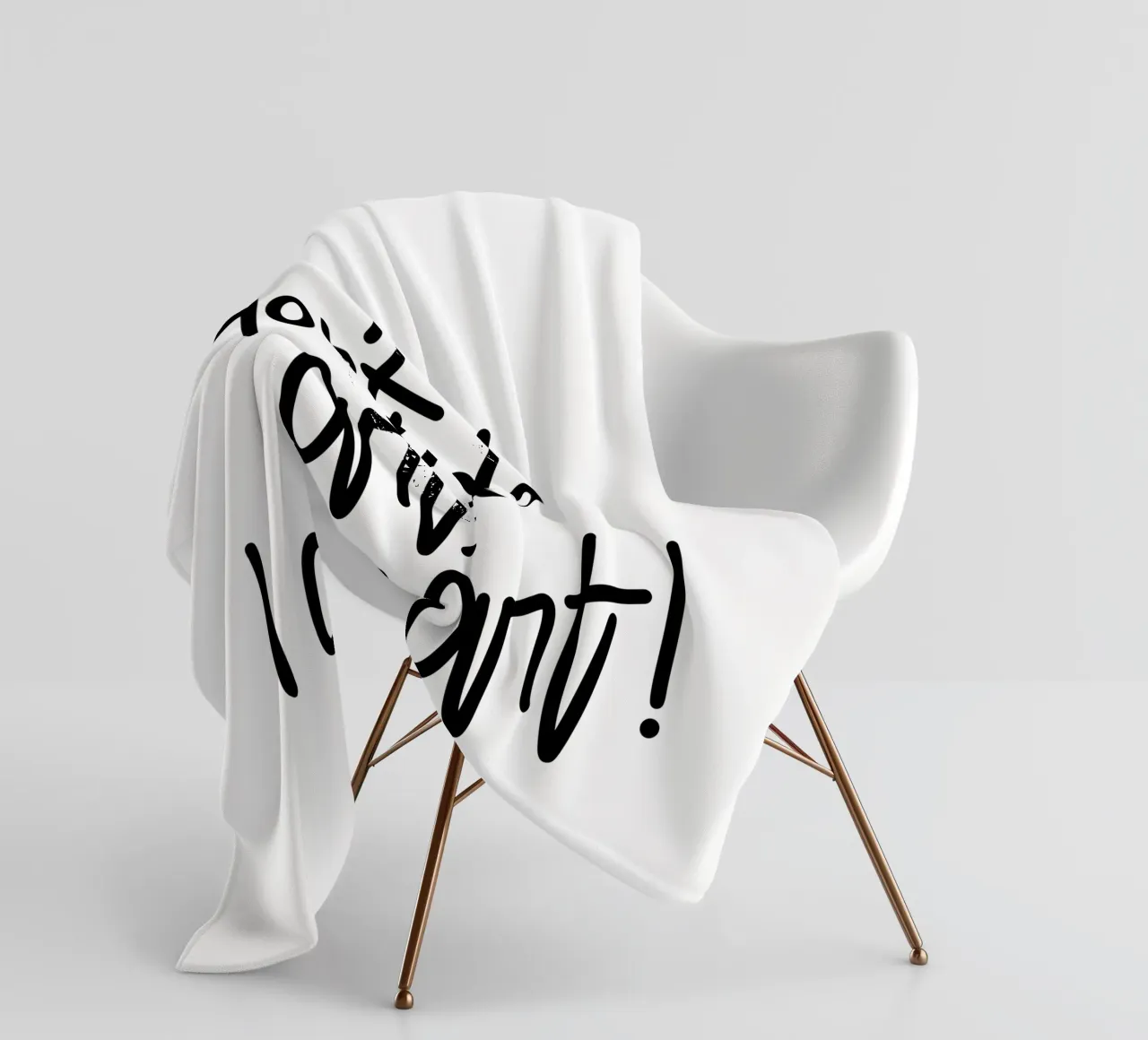 I don't do art. I am art! coperta in pile da LIMITED EDITION LETTERS