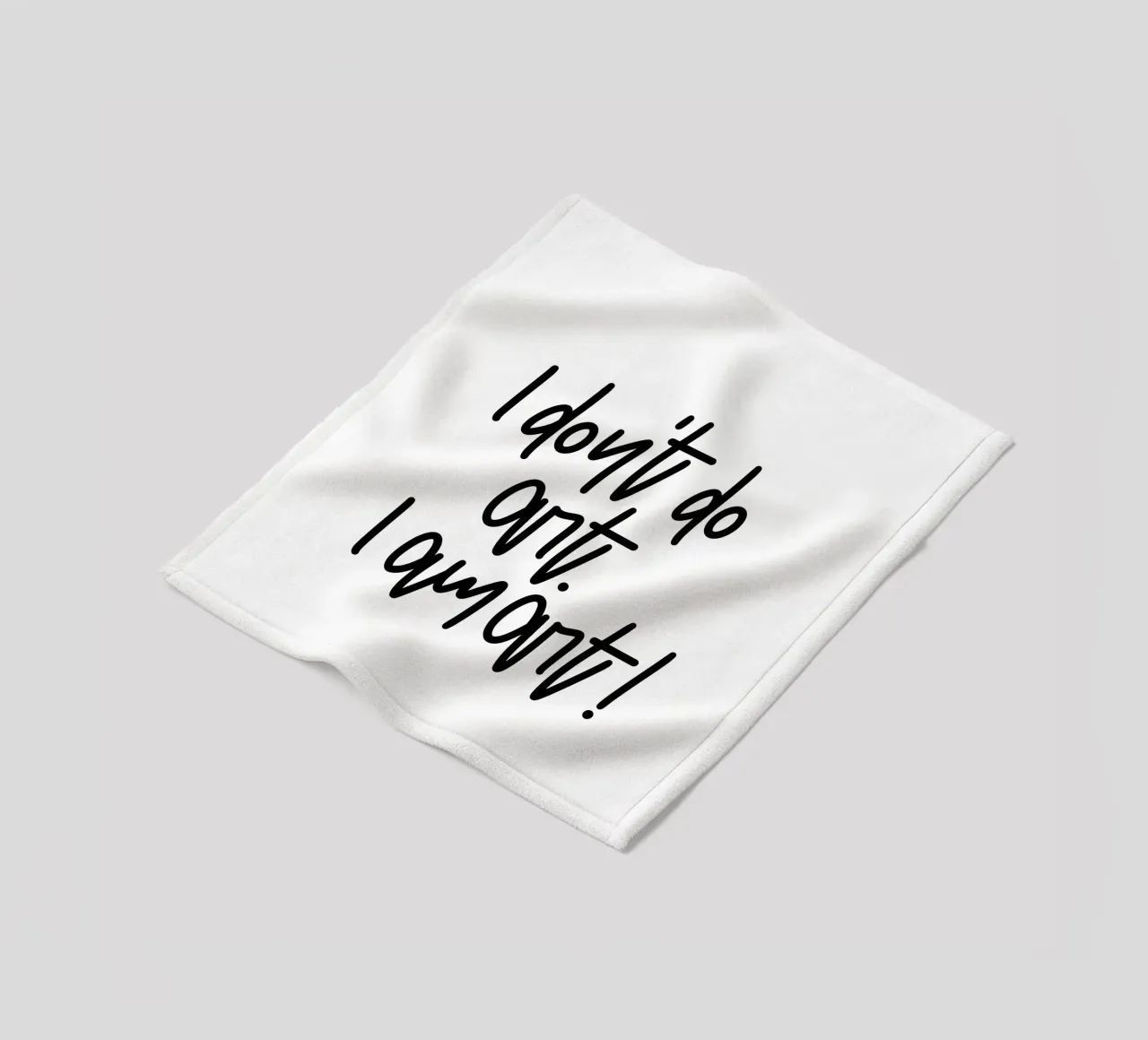 I don't do art. I am art! coperta in pile da LIMITED EDITION LETTERS