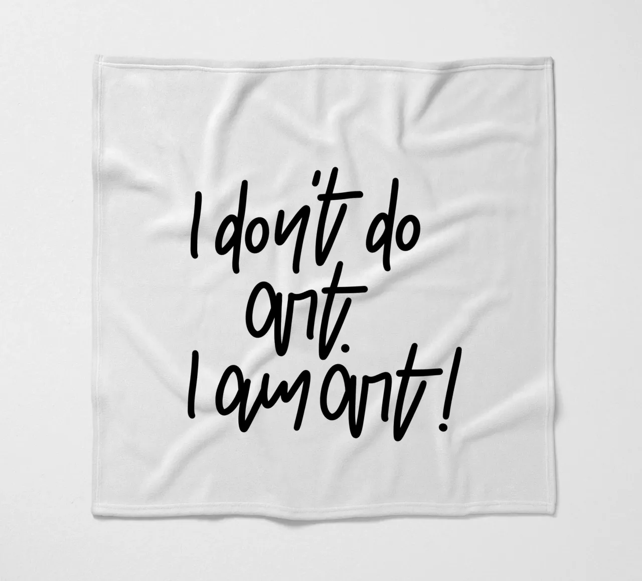 I don't do art. I am art! coperta in pile da LIMITED EDITION LETTERS