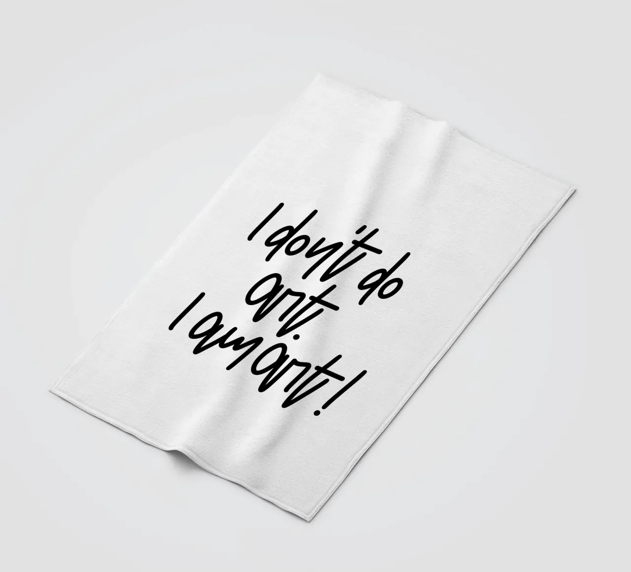 I don't do art. I am art! coperta in pile da LIMITED EDITION LETTERS