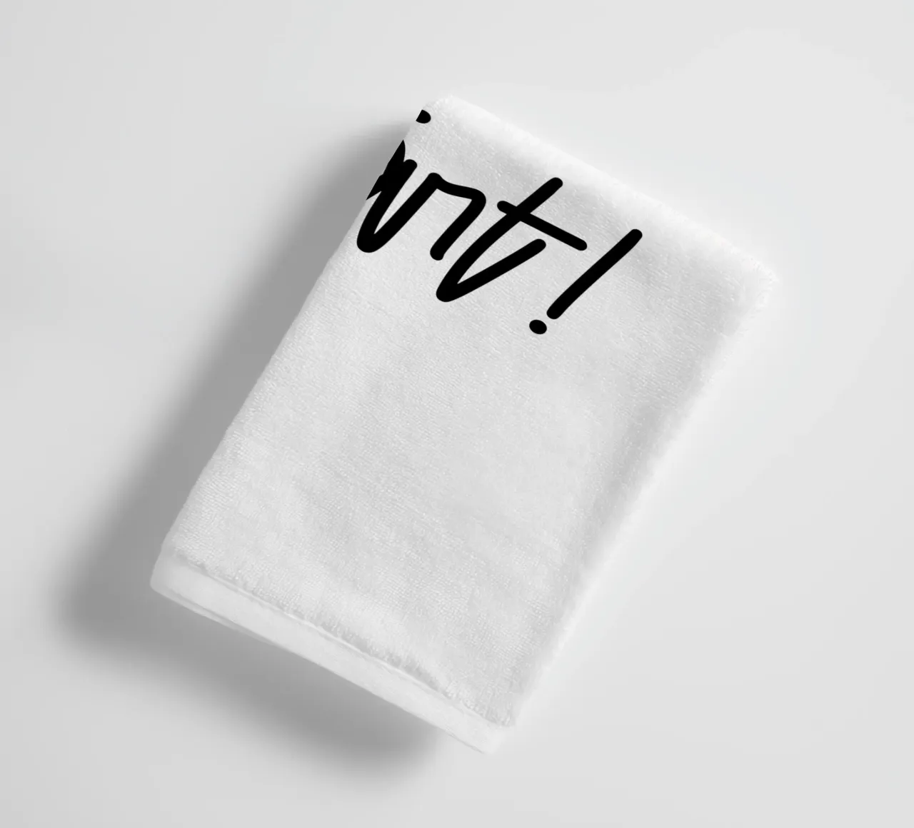 I don't do art. I am art! asciugamano da bagno da LIMITED EDITION LETTERS