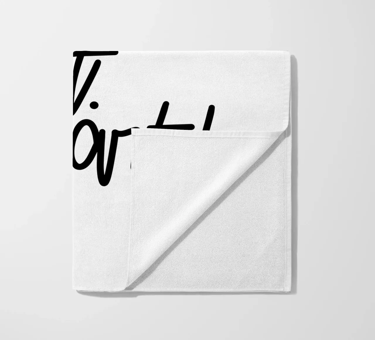 I don't do art. I am art! telo mare da LIMITED EDITION LETTERS