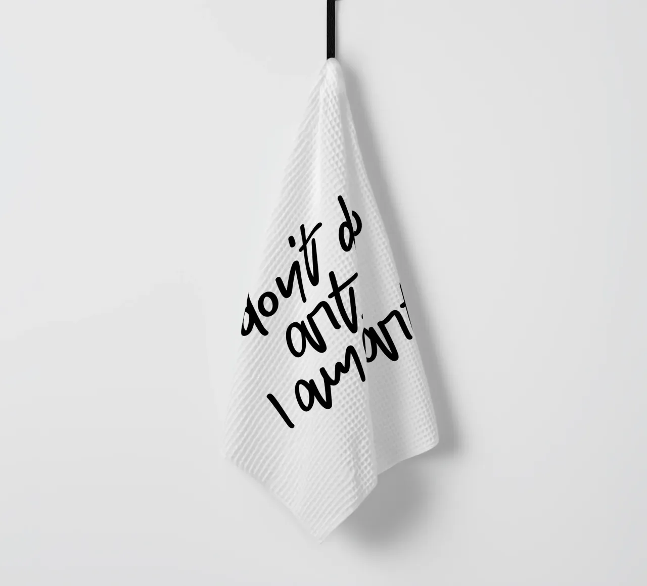 I don't do art. I am art! canovaccio da cucina da LIMITED EDITION LETTERS
