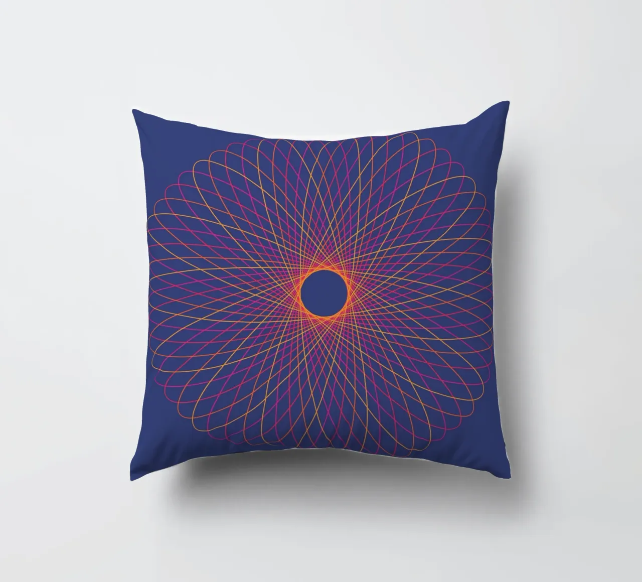 Spirograph Series – C02 cuscino da zimmerkunst