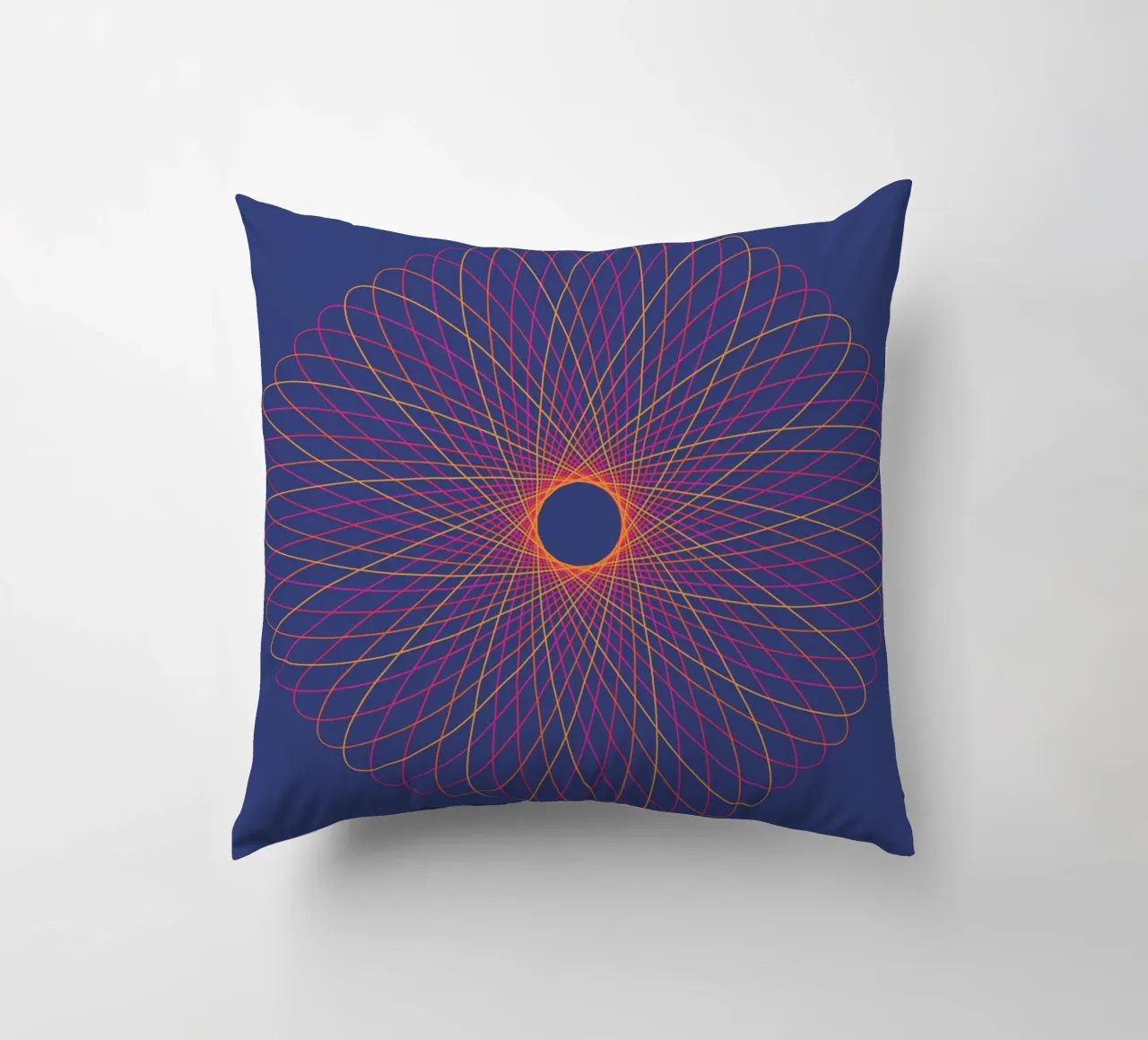 Spirograph Series – C02 cuscino da zimmerkunst