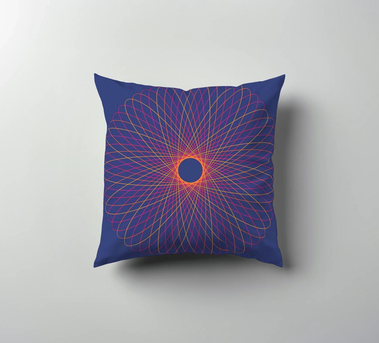 Spirograph Series – C02 cuscino da zimmerkunst