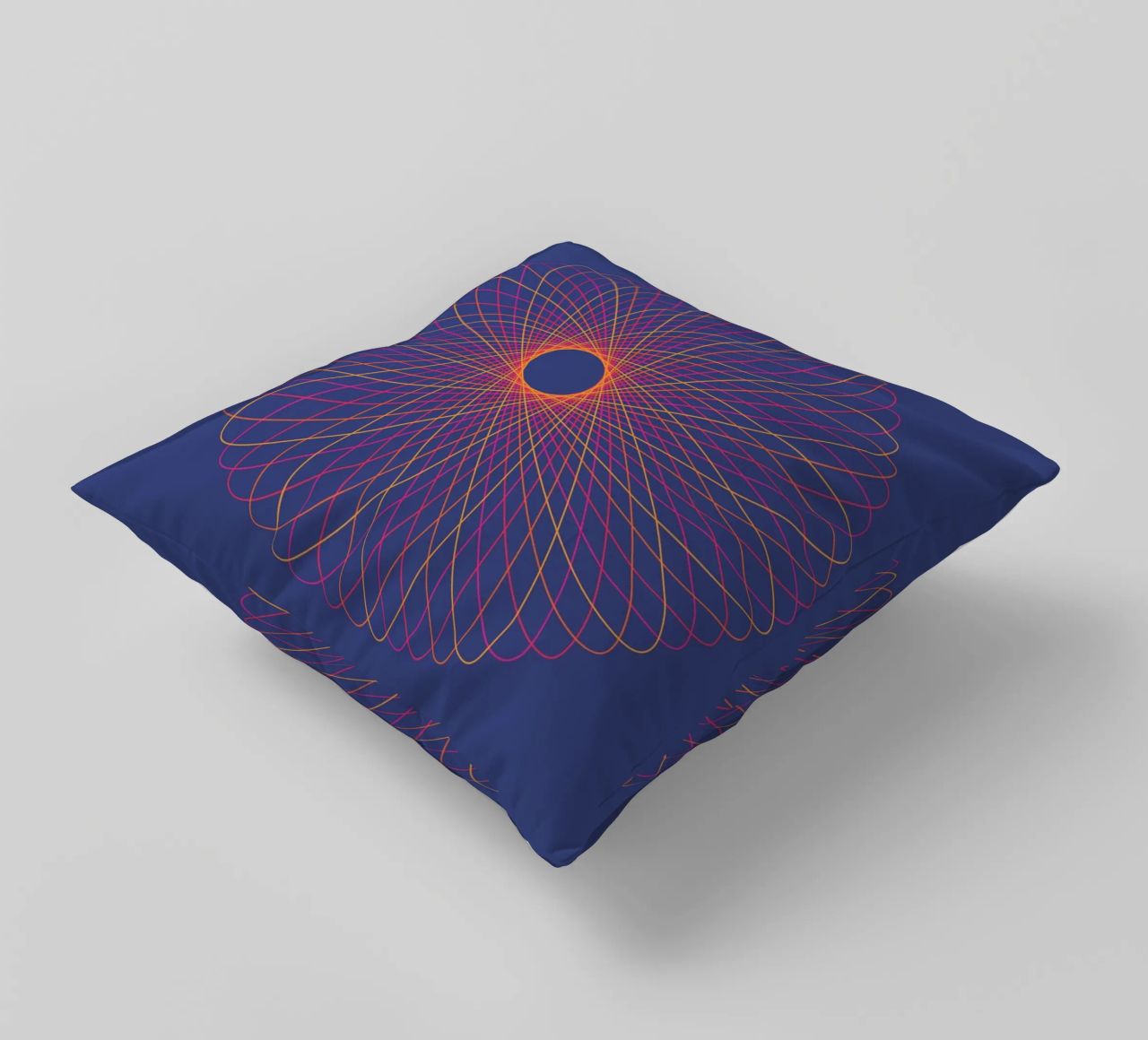 Spirograph Series – C02 cuscino da zimmerkunst