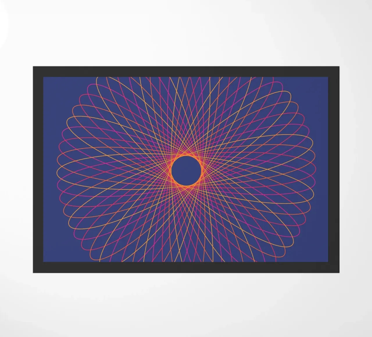 Spirograph Series – C02 deurmat van zimmerkunst