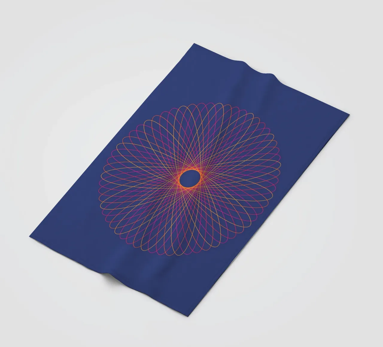 Spirograph Series – C02 coperta in pile da zimmerkunst