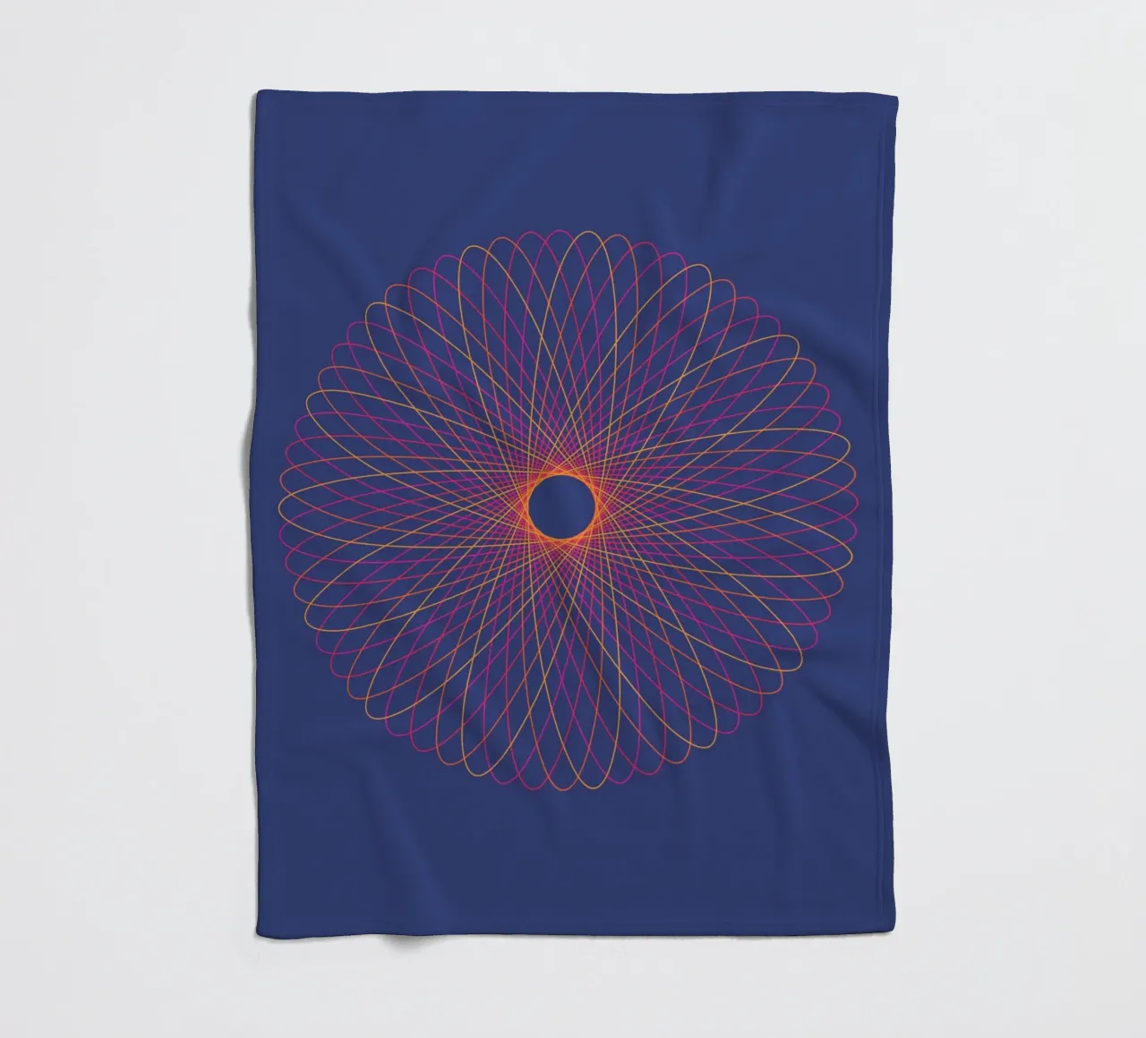 Spirograph Series – C02 coperta in pile da zimmerkunst