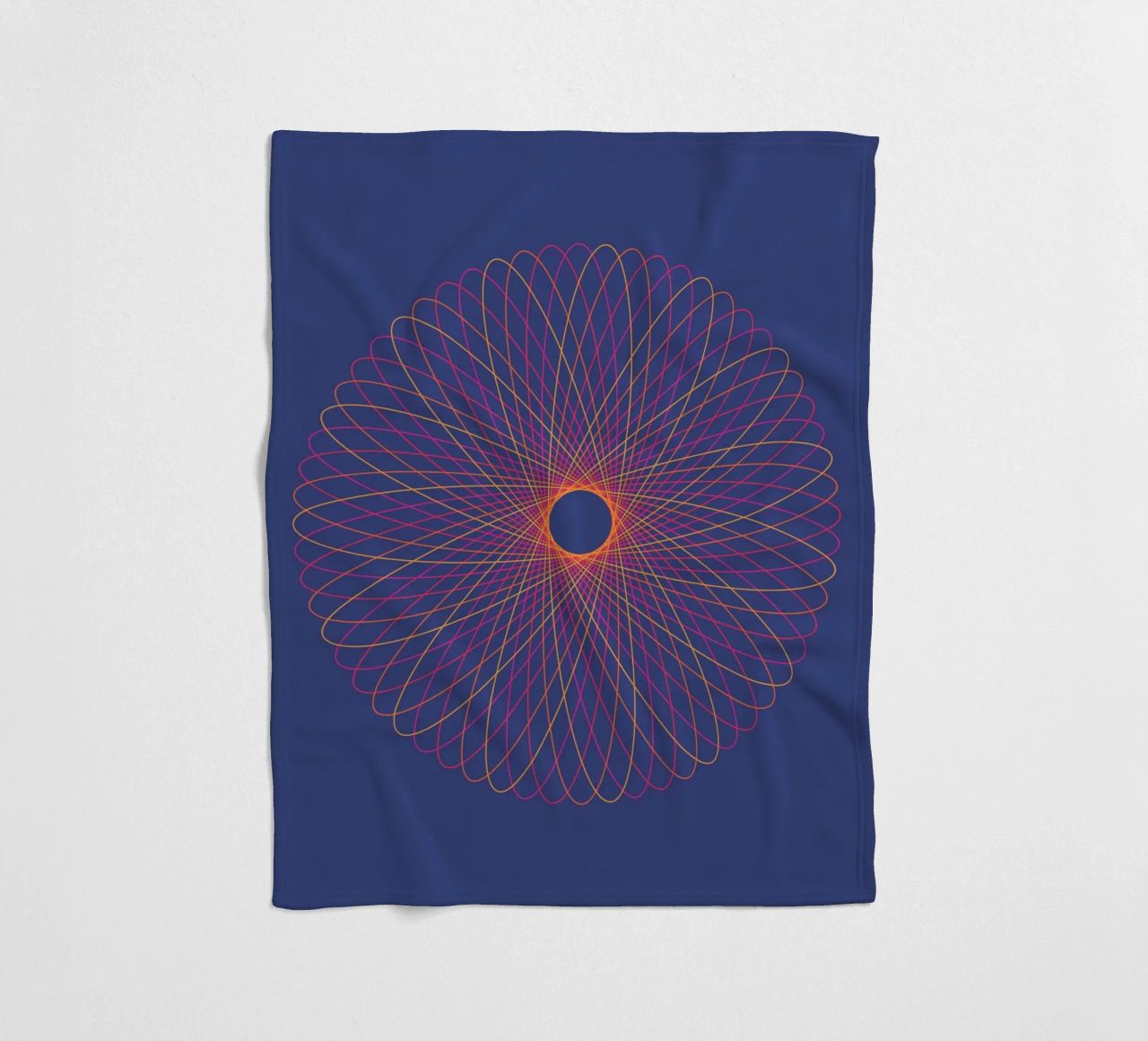 Spirograph Series – C02 coperta in pile da zimmerkunst