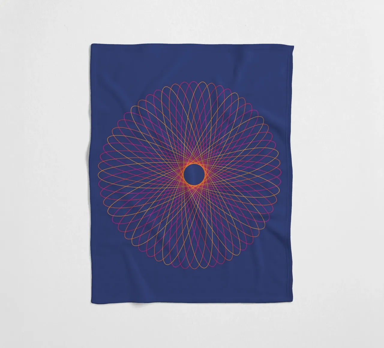 Spirograph Series – C02 coperta in pile da zimmerkunst