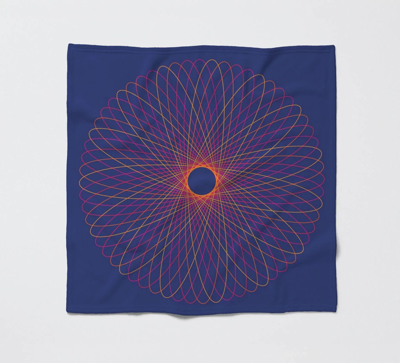 Spirograph Series – C02 coperta in pile da zimmerkunst
