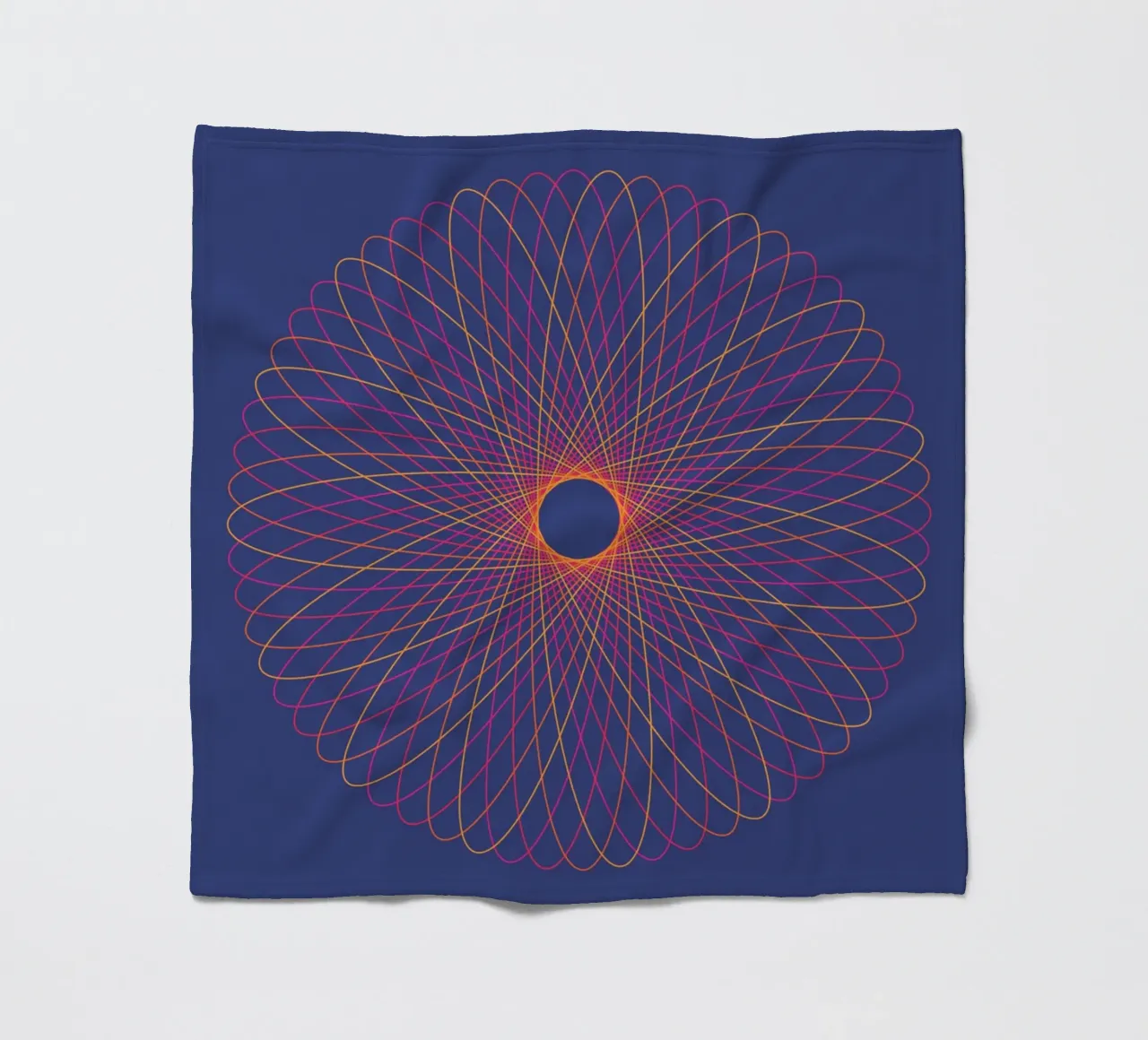 Spirograph Series – C02 coperta in pile da zimmerkunst