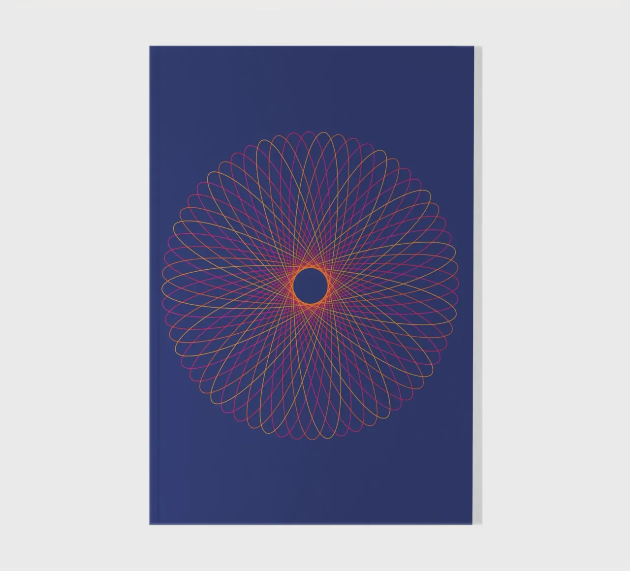 Spirograph Series – C02 notebook by zimmerkunst