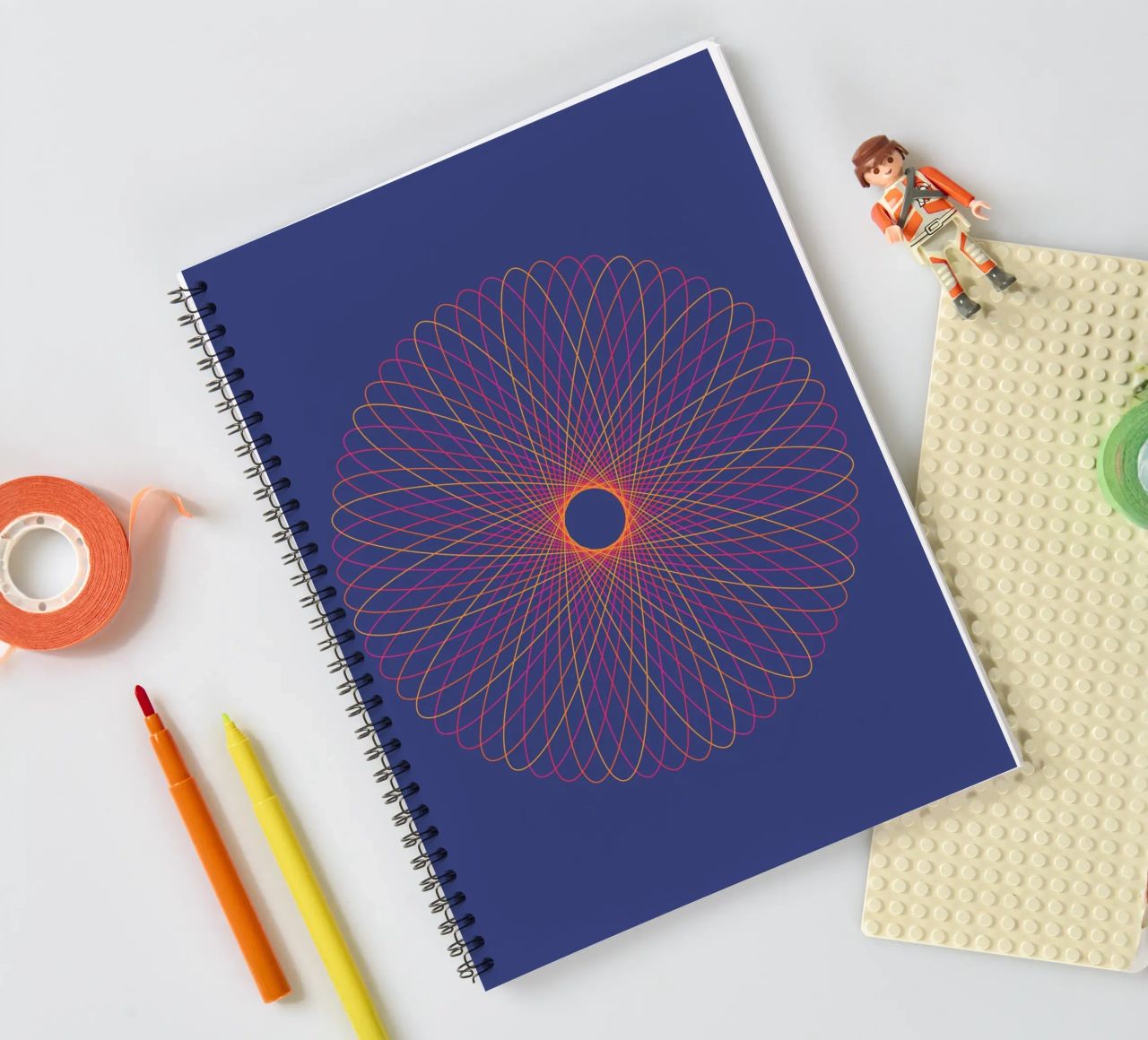 Spirograph Series – C02 diario ad anelli da zimmerkunst