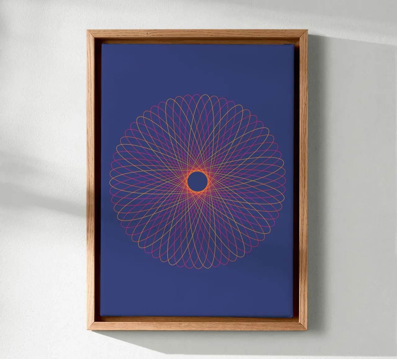 Spirograph Series – C02 canvas van zimmerkunst