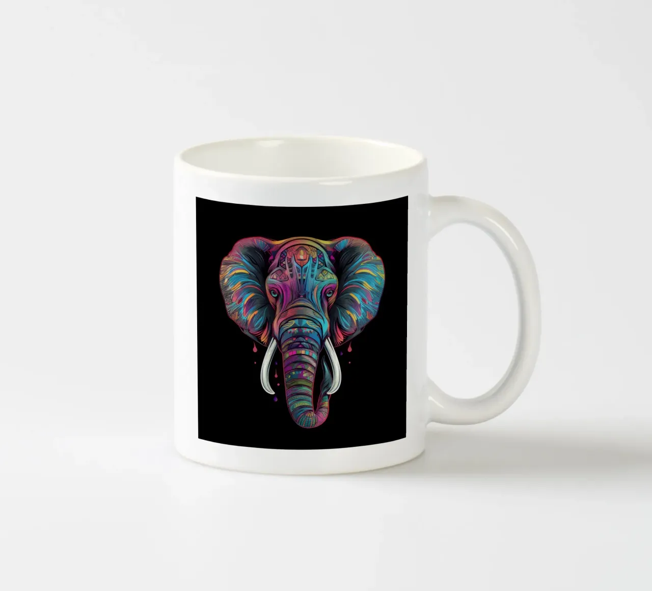 Elefante Tatoo tazza in ceramica da Animal Portraits