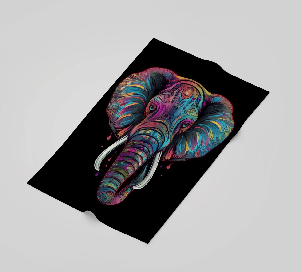 Elefante Tatoo telo mare da Animal Portraits